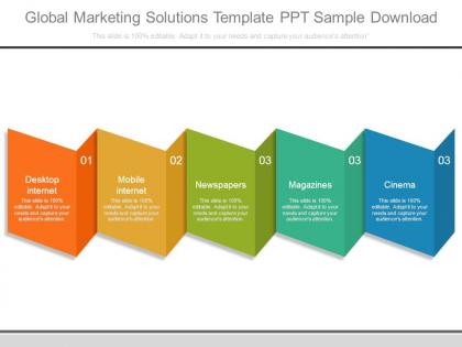 Global marketing solutions template ppt sample download