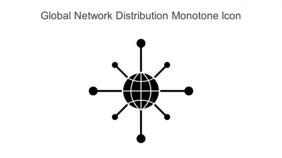Global Network Distribution Monotone Icon In Powerpoint Pptx Png And Editable Eps Format