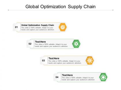 Global optimization supply chain ppt powerpoint presentation outline influencers cpb