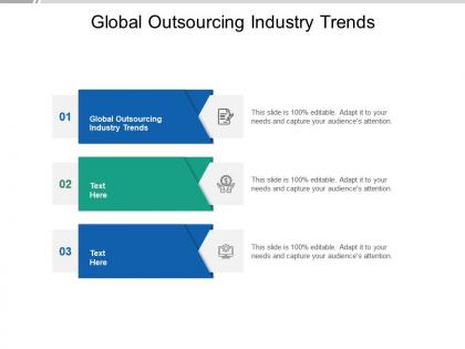 Global outsourcing industry trends ppt powerpoint presentation infographic template format ideas cpb