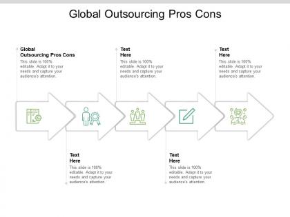 Global outsourcing pros cons ppt powerpoint presentation portfolio background cpb