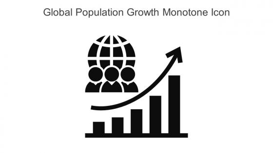 Global Population Growth Monotone Icon In Powerpoint Pptx Png And Editable Eps Format