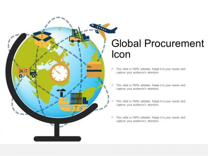 Global procurement icon