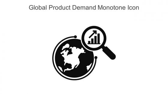 Global Product Demand Monotone Icon In Powerpoint Pptx Png And Editable Eps Format
