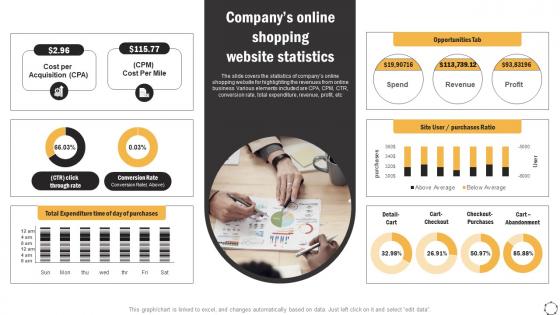 Global Product Expansion Companys Online Shopping Website Statistics