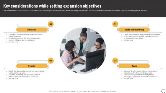Global Product Expansion Key Considerations While Setting Expansion Objectives
