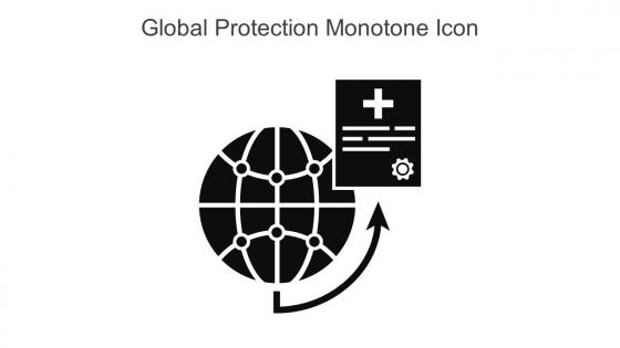 Global Protection Monotone Icon In Powerpoint Pptx Png And Editable Eps Format