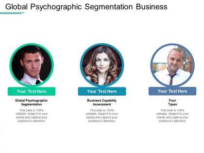 Global psychographic segmentation business capability assessment four types cpb