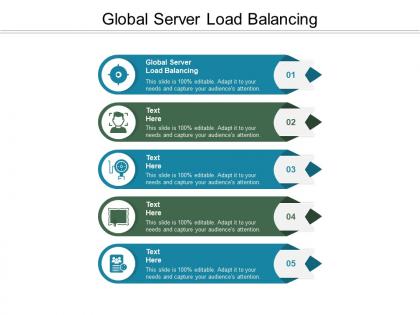Global server load balancing ppt powerpoint presentation styles deck cpb