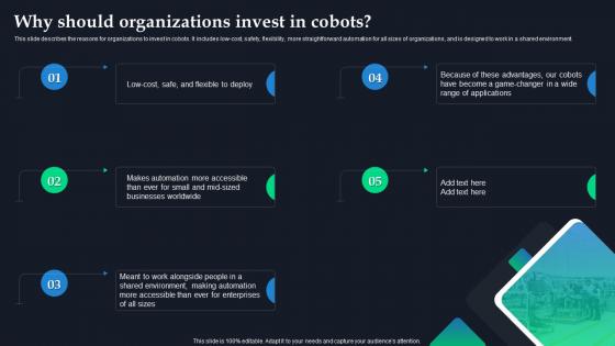 Global Statics Of Collaborative Robots IT Why Should Organizations Invest In Cobots