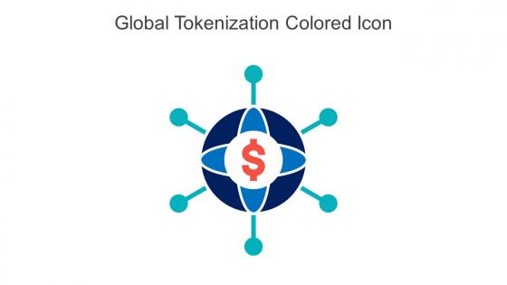 Global Tokenization Colored Icon In Powerpoint Pptx Png And Editable Eps Format