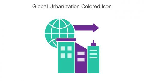 Global Urbanization Colored Icon In Powerpoint Pptx Png And Editable Eps Format