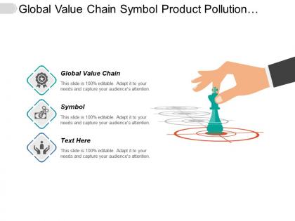 Global value chain symbol product pollution prevention source
