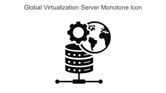 Global Virtualization Server Monotone Icon In Powerpoint Pptx Png And Editable Eps Format