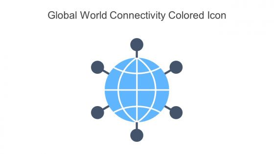 Global World Connectivity Colored Icon In Powerpoint Pptx Png And Editable Eps Format