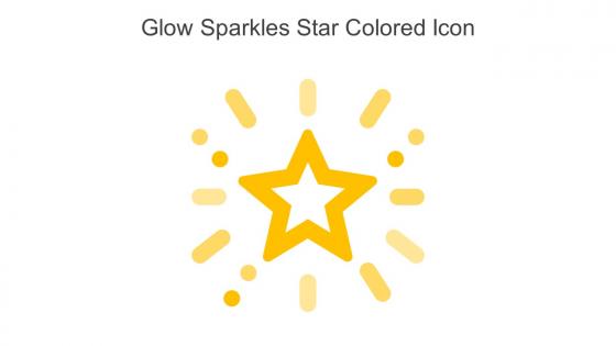 Glow Sparkles Star Colored Icon In Powerpoint Pptx Png And Editable Eps Format