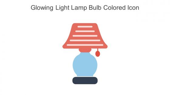 Glowing Light Lamp Bulb Colored Icon In Powerpoint Pptx Png And Editable Eps Format