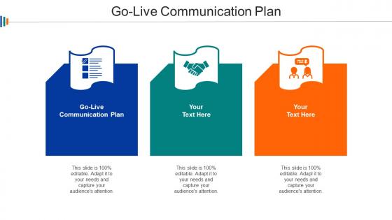Go Live Communication Plan Ppt Powerpoint Presentation Inspiration Infographics Cpb