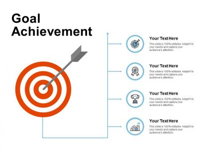 Goal achievement growth target k385 ppt powerpoint presentation ideas file