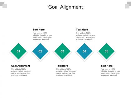 Goal alignment ppt powerpoint presentation infographic template styles cpb