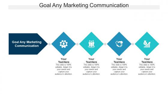 Goal any marketing communication ppt powerpoint presentation gallery introduction cpb