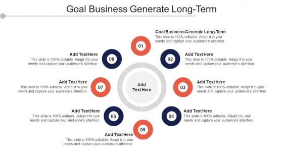 Goal Business Generate Long Term Ppt Powerpoint Presentation Infographic Cpb