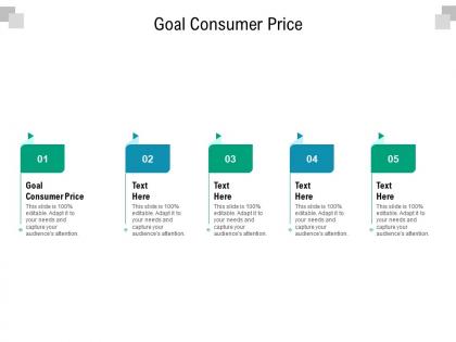 Goal consumer price ppt powerpoint presentation icon demonstration cpb