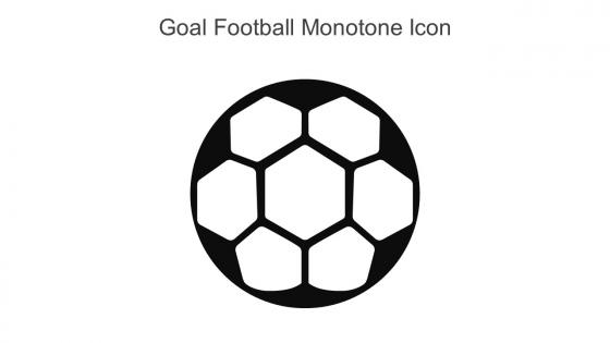 Goal Football Monotone Icon In Powerpoint Pptx Png And Editable Eps Format