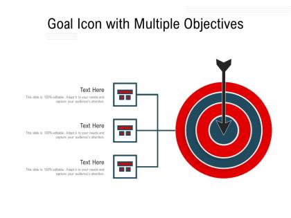 Goal icon with multiple objectives