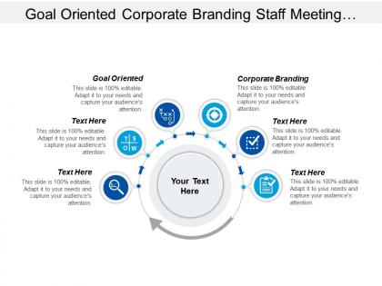 Goal oriented corporate branding staff meeting team meeting cpb