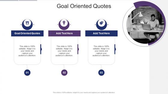 Goal Oriented Quotes In Powerpoint And Google Slides Cpb