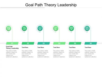 Goal path theory leadership ppt powerpoint presentation summary example cpb