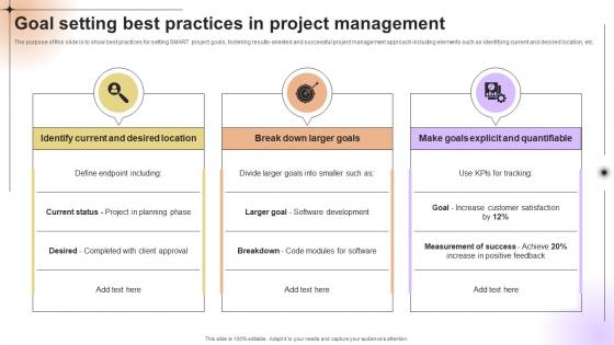 Goal Setting Best Practices In Project Management