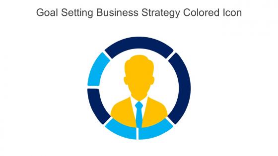 Goal Setting Business Strategy Colored Icon In Powerpoint Pptx Png And Editable Eps Format
