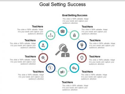 Goal setting success ppt powerpoint presentation styles format ideas cpb