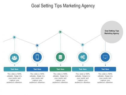 Goal setting tips marketing agency ppt powerpoint presentation icon designs download cpb