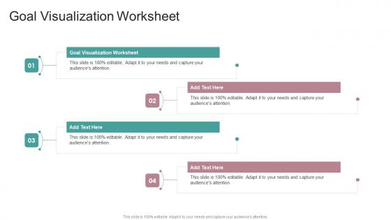 Goal Visualization Worksheet In Powerpoint And Google Slides Cpb