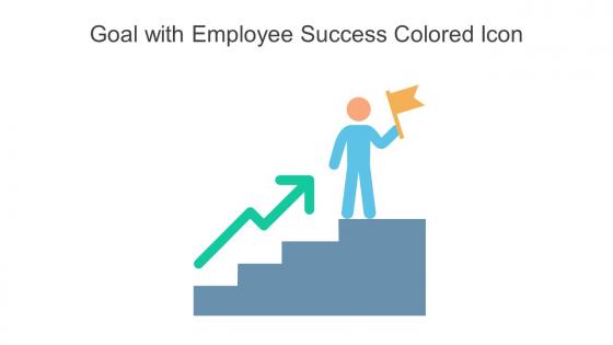 Goal With Employee Success Colored Icon In Powerpoint Pptx Png And Editable Eps Format