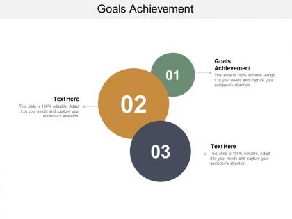 Goals achievement ppt powerpoint presentation icon slide cpb
