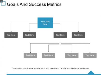 Goals and success metrics ppt background image