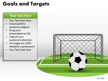 Goals and targets 13