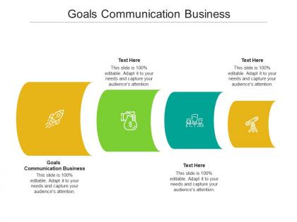 Goals communication business ppt powerpoint presentation outline templates cpb