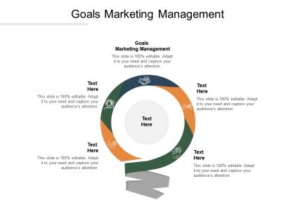 Goals marketing management ppt powerpoint presentation summary mockup cpb