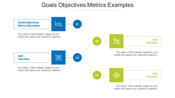 Goals Objectives Metrics Examples Ppt Powerpoint Presentation Slides Files Cpb