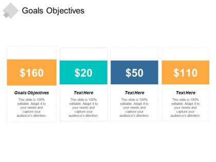 Goals objectives ppt powerpoint presentation file example file cpb