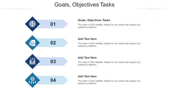 Goals Objectives Tasks Ppt Powerpoint Presentation Model Gridlines Cpb