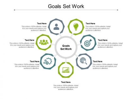 Goals set work ppt powerpoint presentation professional slides cpb