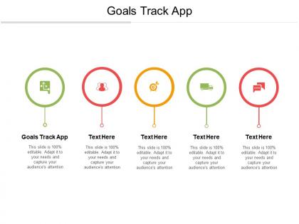 Goals track app ppt powerpoint presentation outline slide download cpb