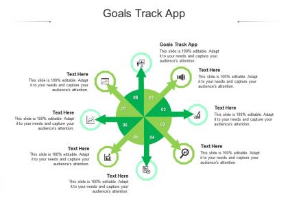 Goals track app ppt powerpoint presentation professional example topics cpb