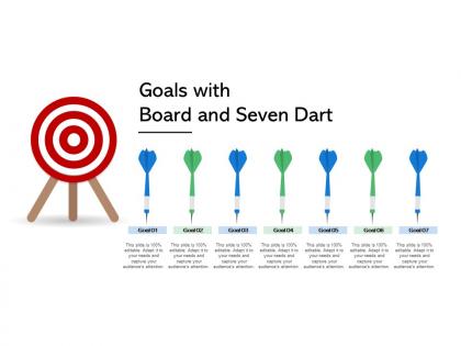 Goals with board and seven dart